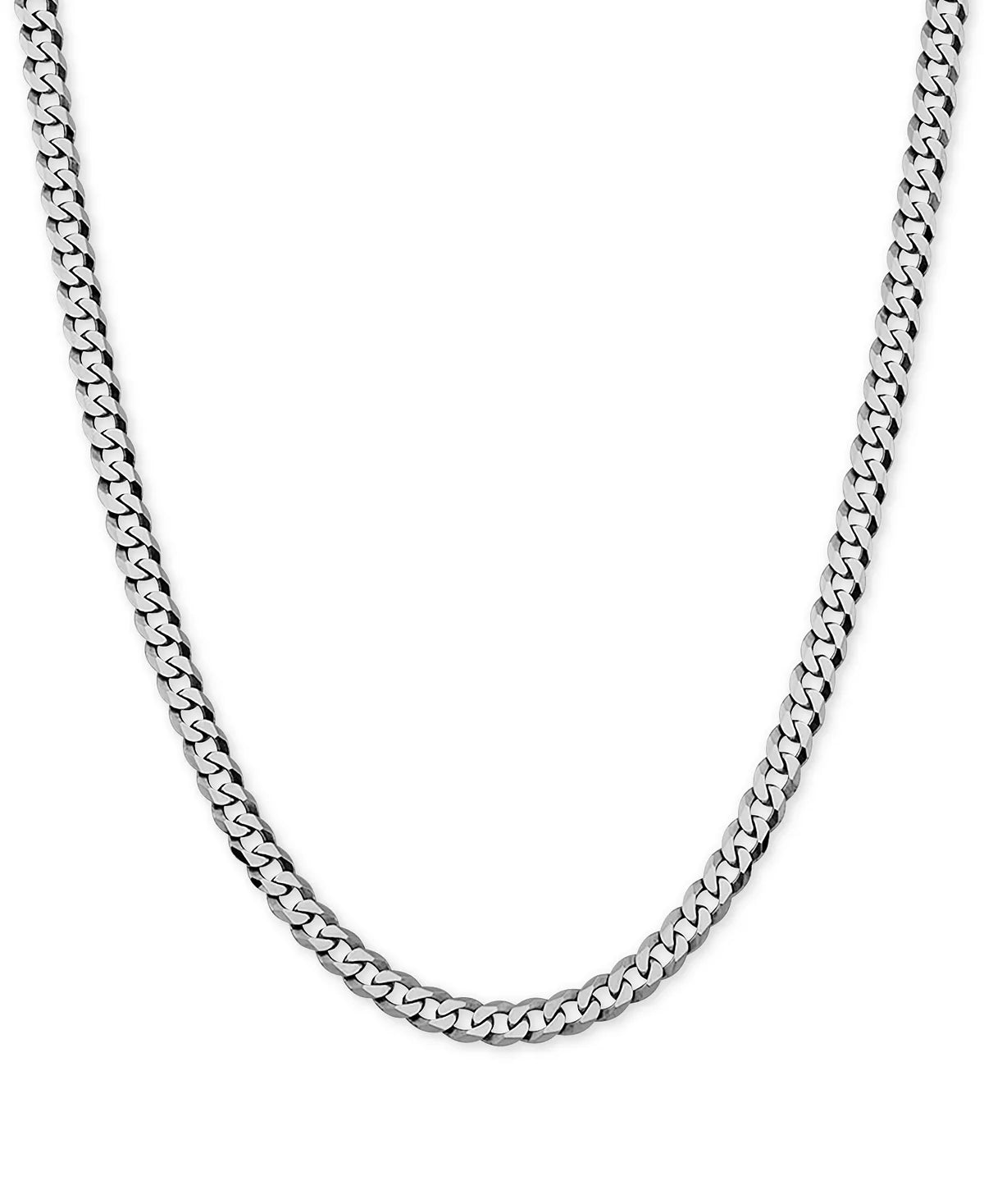 silver curb chain niro
