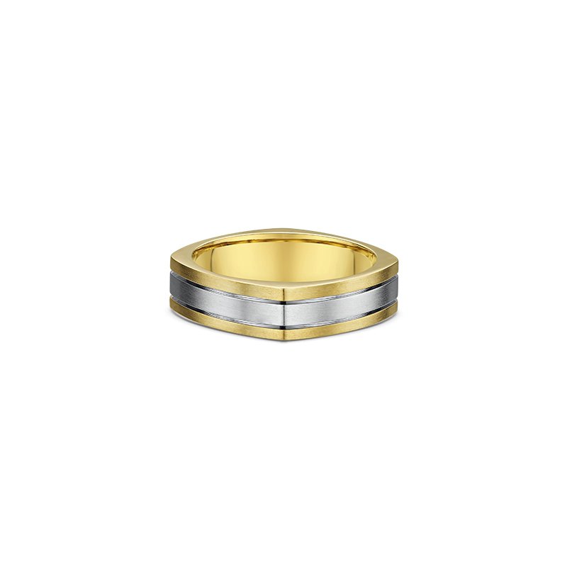 9ct Two Tone Gold Ring