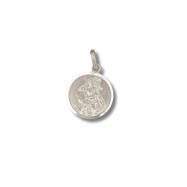 Silver St Christopher pendant