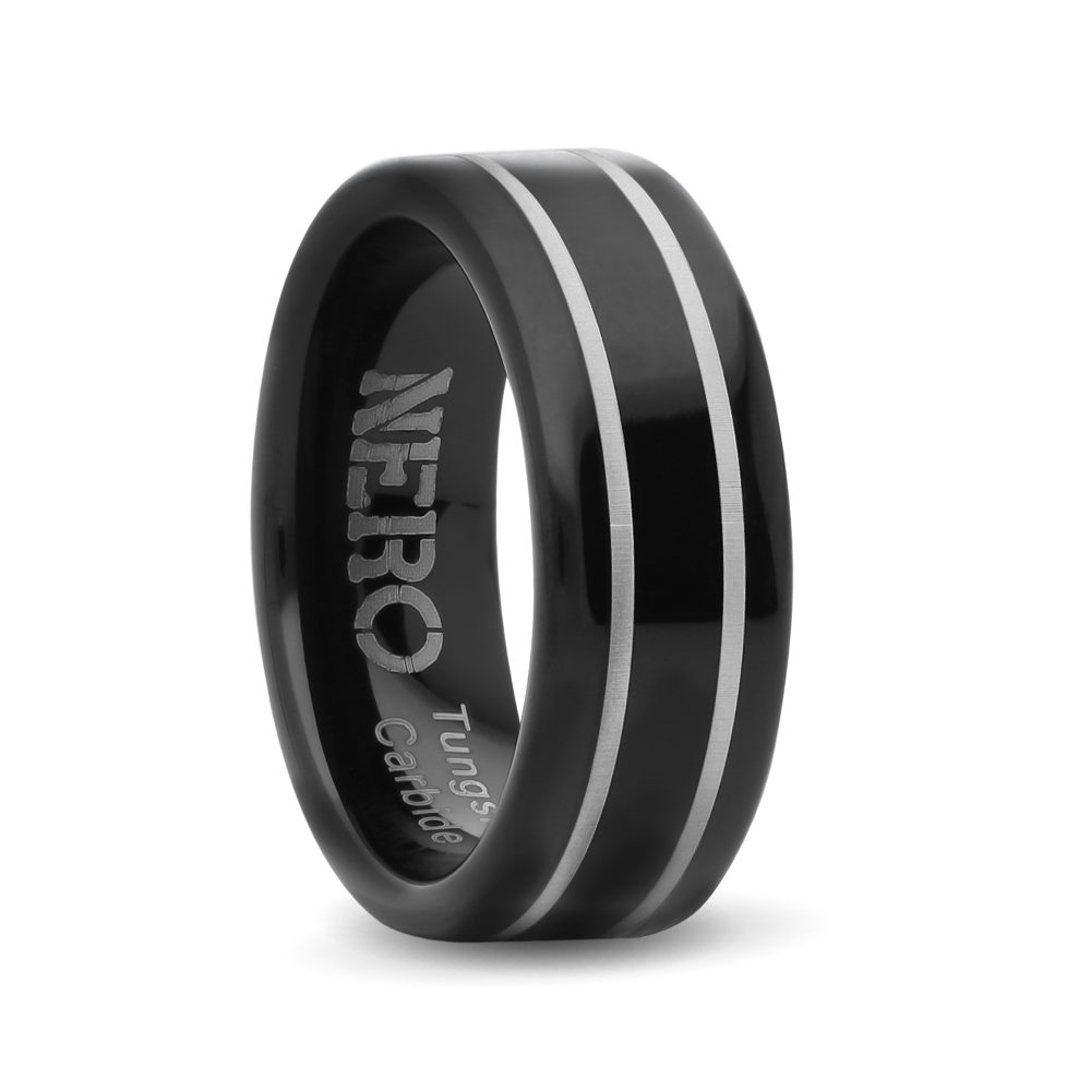Nero Tungsten ring