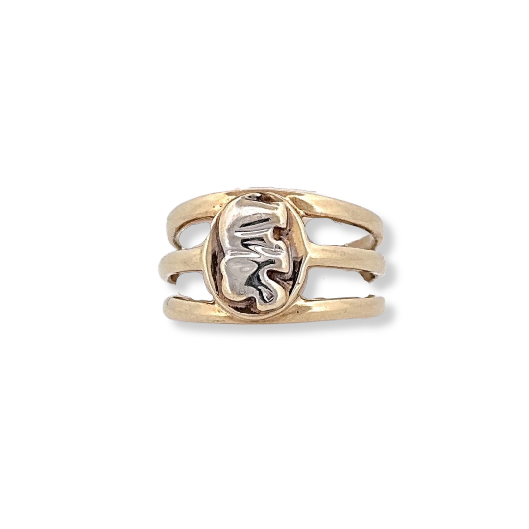 9ct Two tone Ring