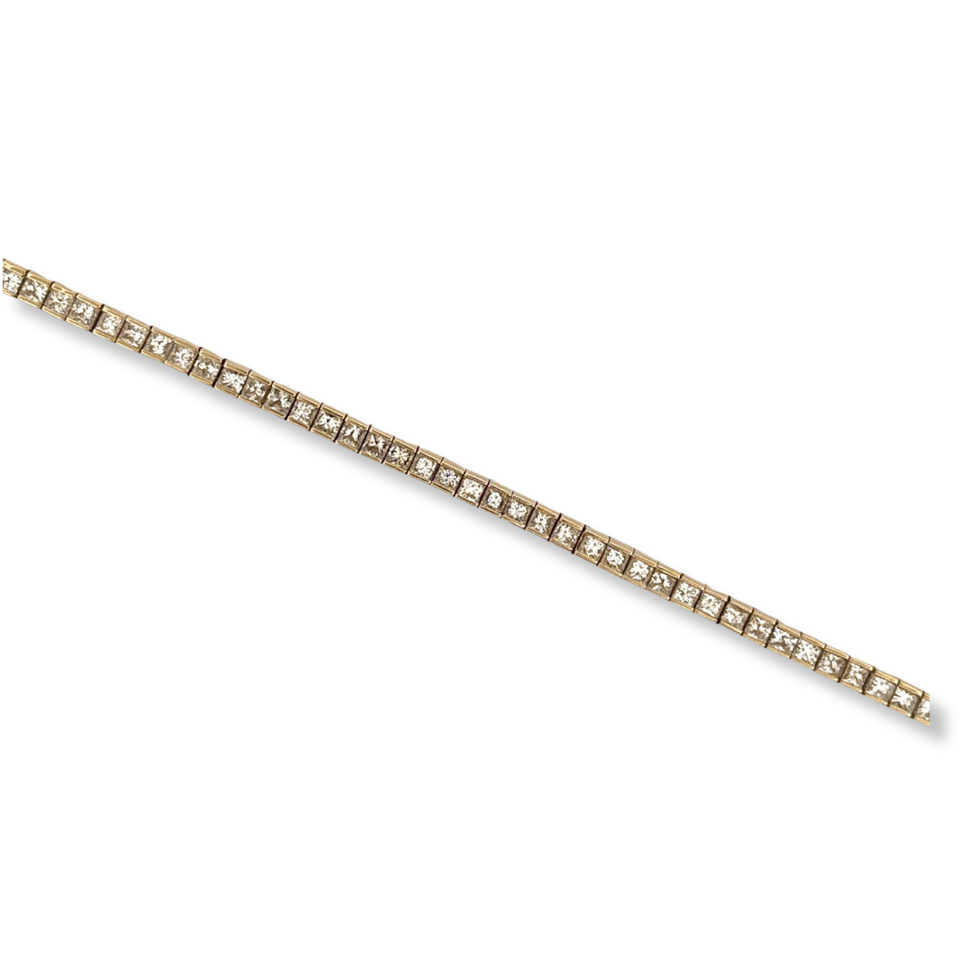 18ct gold diamond tennis bracelet