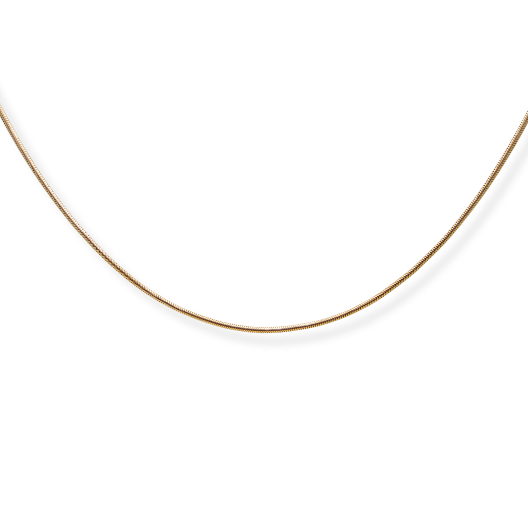 9ct gold snake necklace