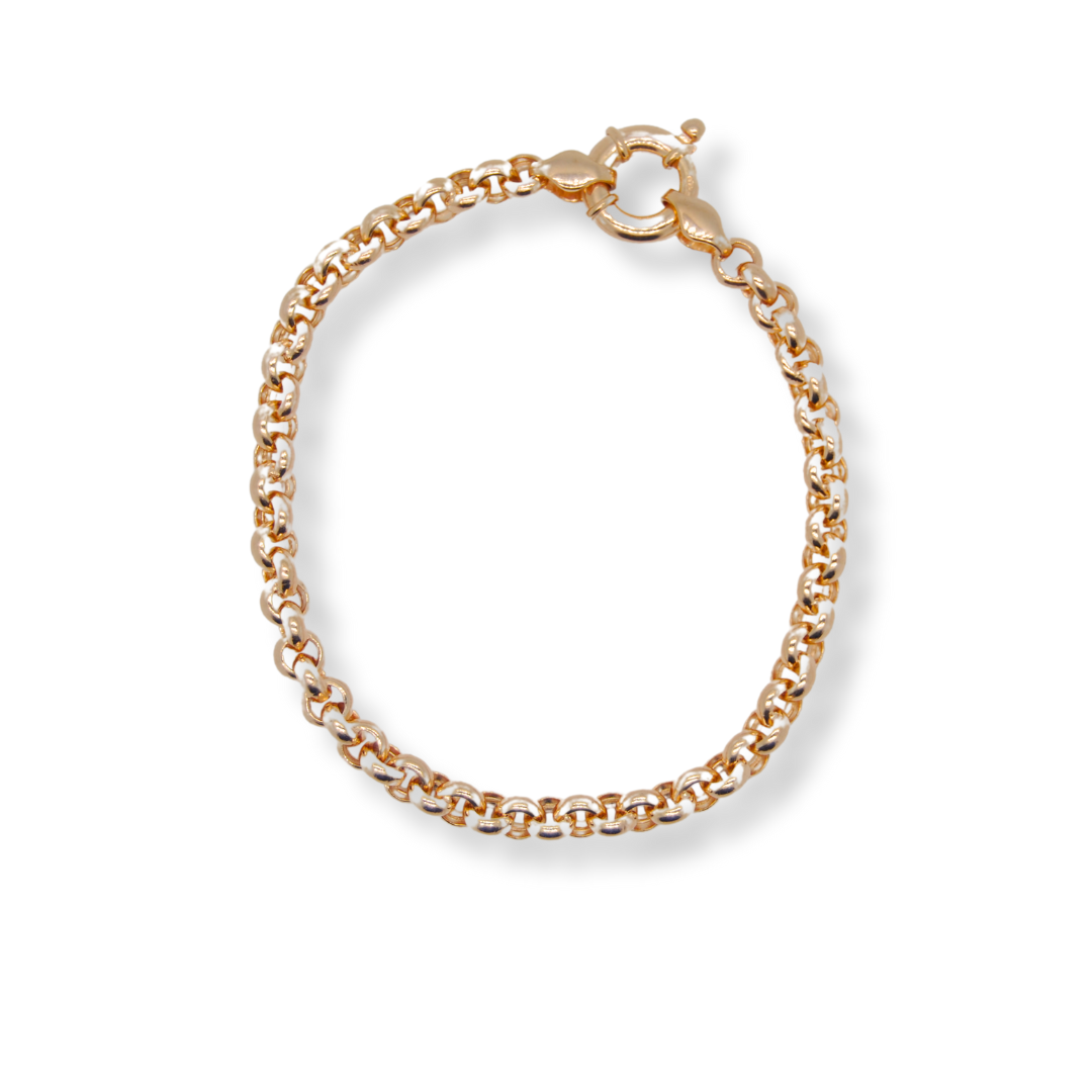 9ct gold belcher bracelet