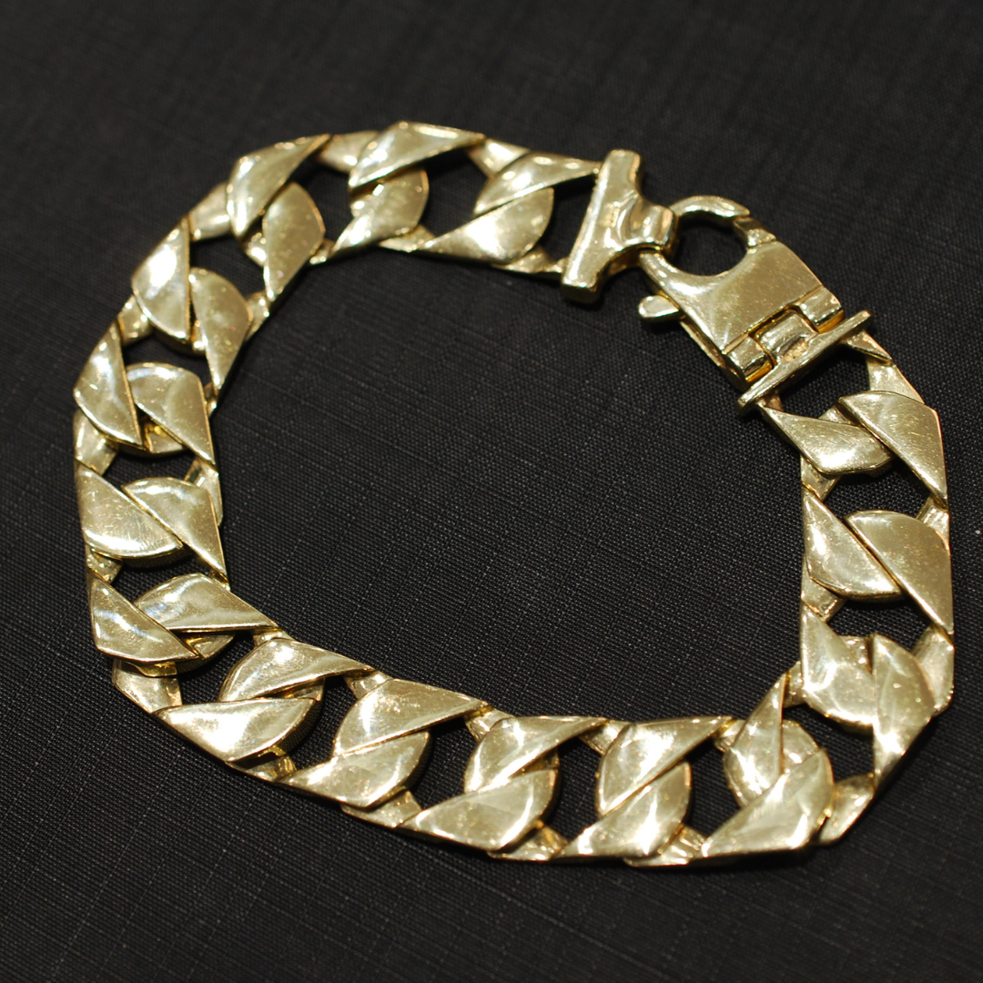 9ct yellow gold bracelet