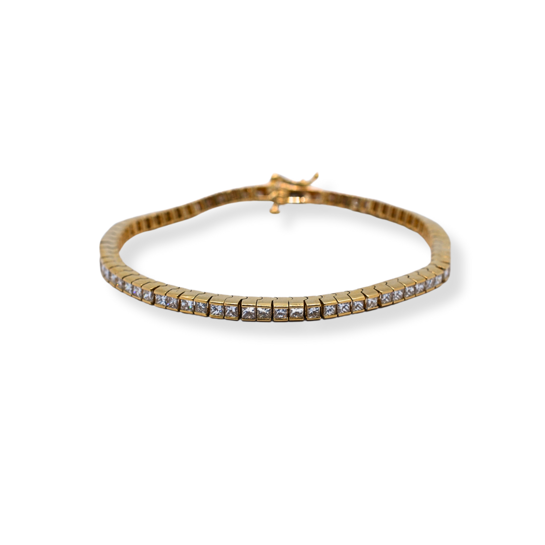18ct gold diamond tennis bracelet