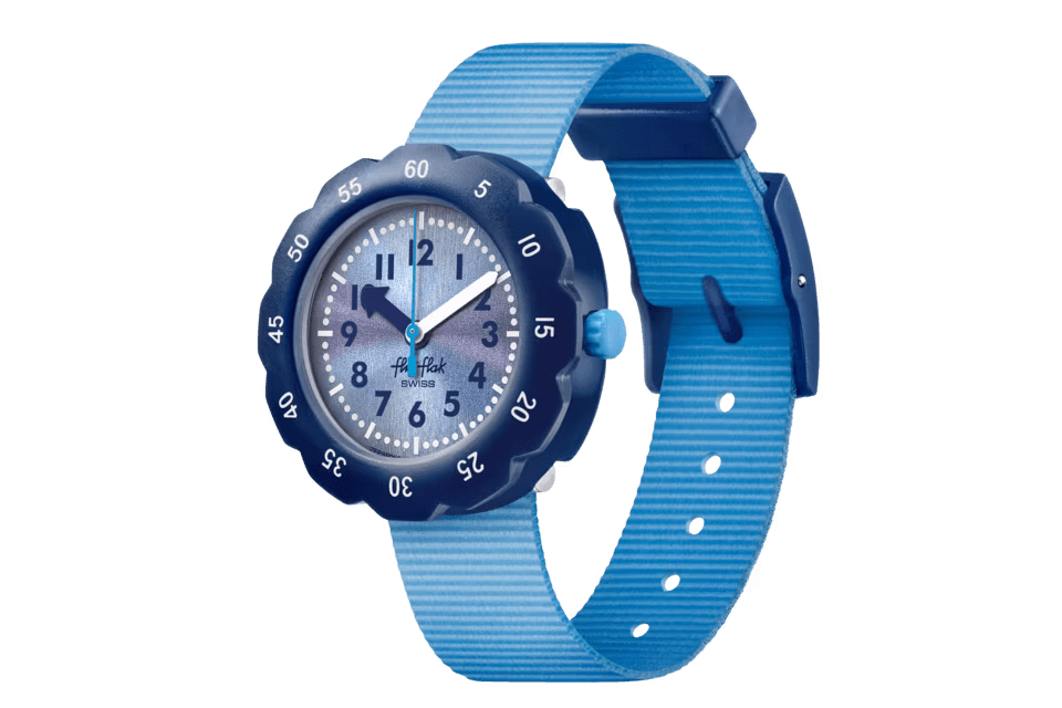 Flik flak blue watch