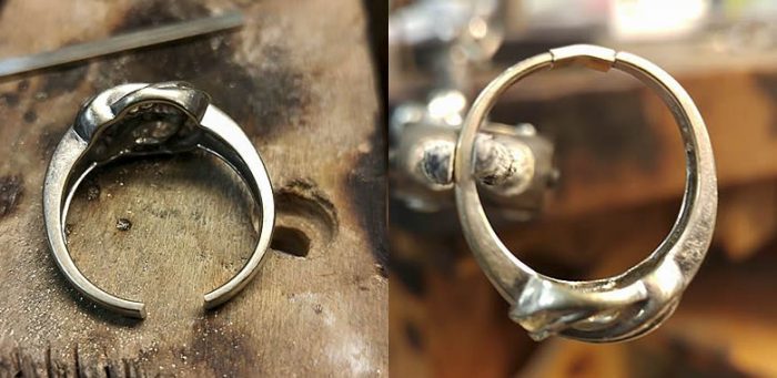 The Technique of Ring Resizing Without Stretching, with Gold or Silver