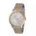 Hallmark Gents Two Tone White Dial Watch HD1453S