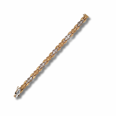 18ct 2tone gold bracelet