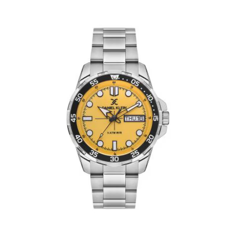 Daniel Klein Premium Men Yellow Dial Watch DK.1.13884-4