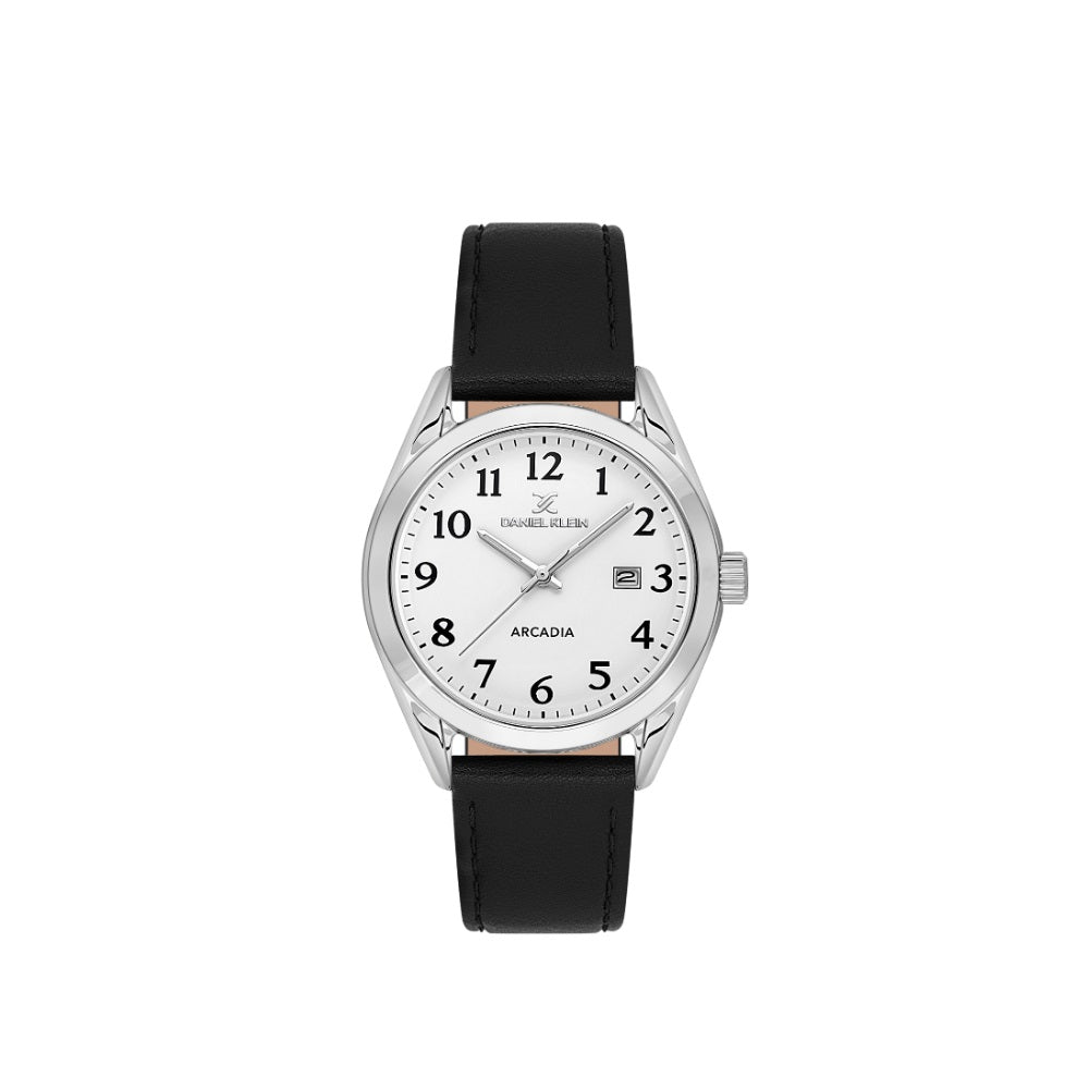 Daniel Klein White Leather Watch DK.1.13692-1