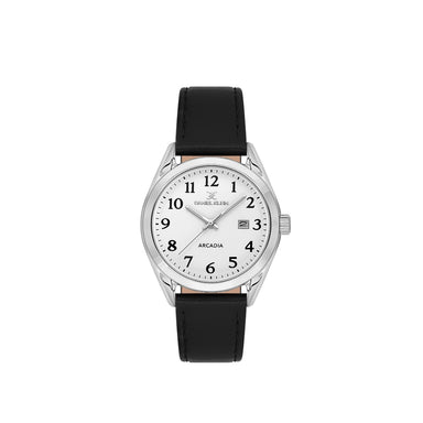 Daniel Klein White Leather Watch DK.1.13692-1