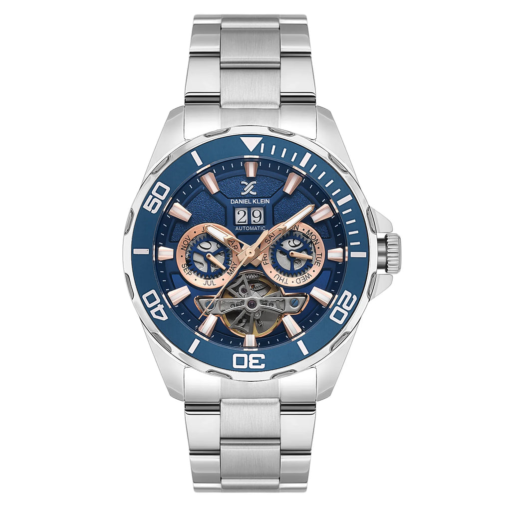 Daniel Klein Gents Automatic Skeleton DK.1.13754-3 — Crown Jewellers