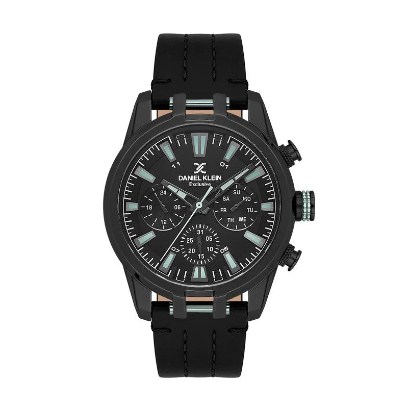 Daniel Klein Gents Black Dial Watch DK.1.13803-5