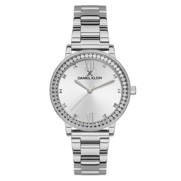 Daniel Klein Premium Silver Dial Analogue Watch