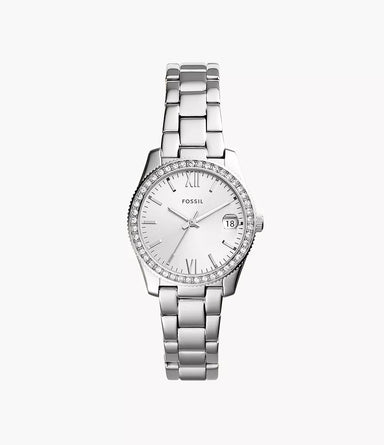 Fossil Three-Hand Date Stainless Steel Watch ES4317