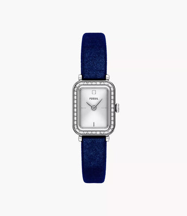 Fossil Mini Two-Hand Blue Velvet Watch ES5436