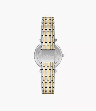 Fossil Three-Hand Two-Tone Stainless Steel Watch ES5438