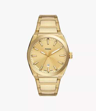 Fossil Three-Hand Gold-Tone Stainless Steel Watch FS5965