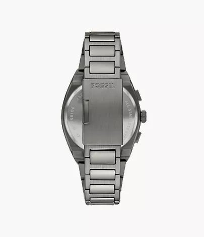 Fossil Everett Chronograph Smoke Stainless Steel Watch FS6107