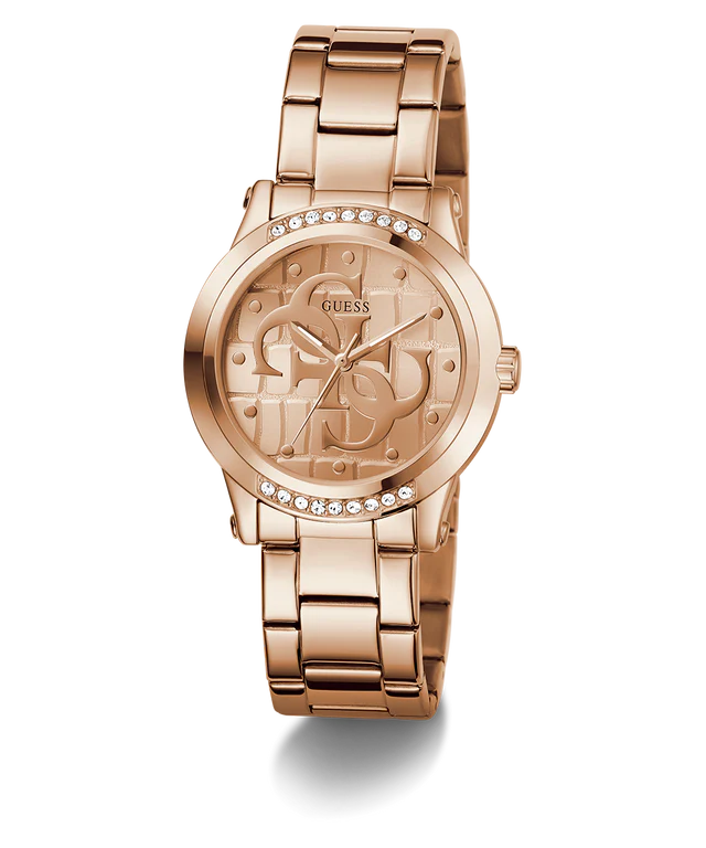 GUESS Ladies Rose Gold Tone Watch GW0861L3