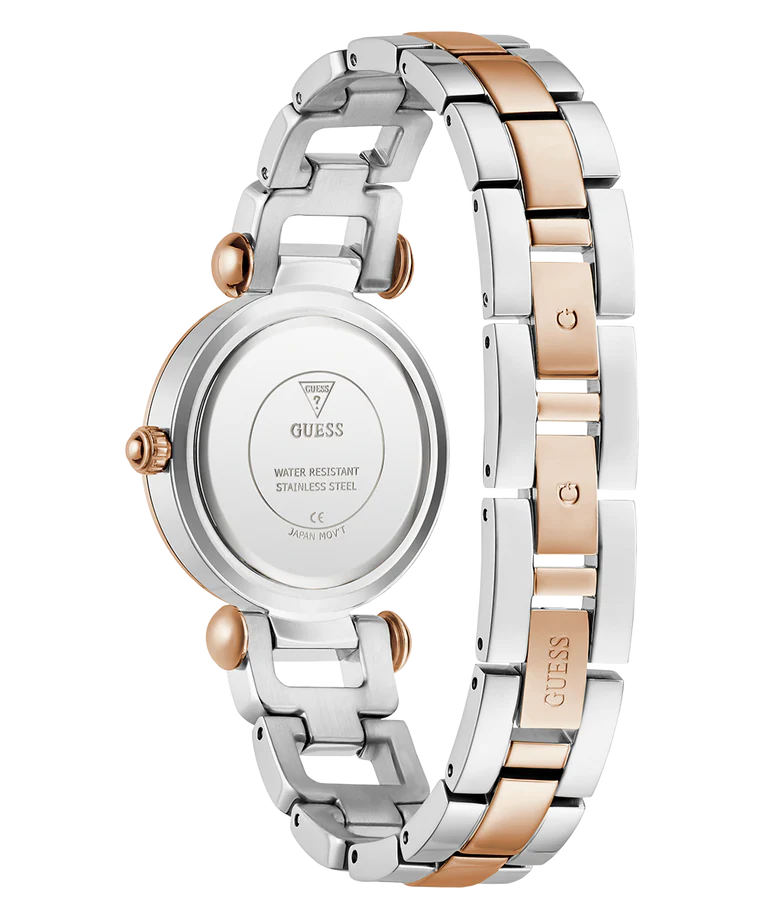 GUESS Ginger Ladies 2-Tone Rose Gold Tone Watch GW0869L2