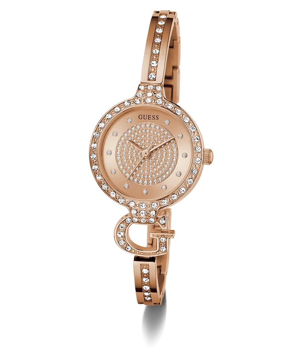 GUESS Ladies Giselle Rose Gold Tone Watch GW0929L3