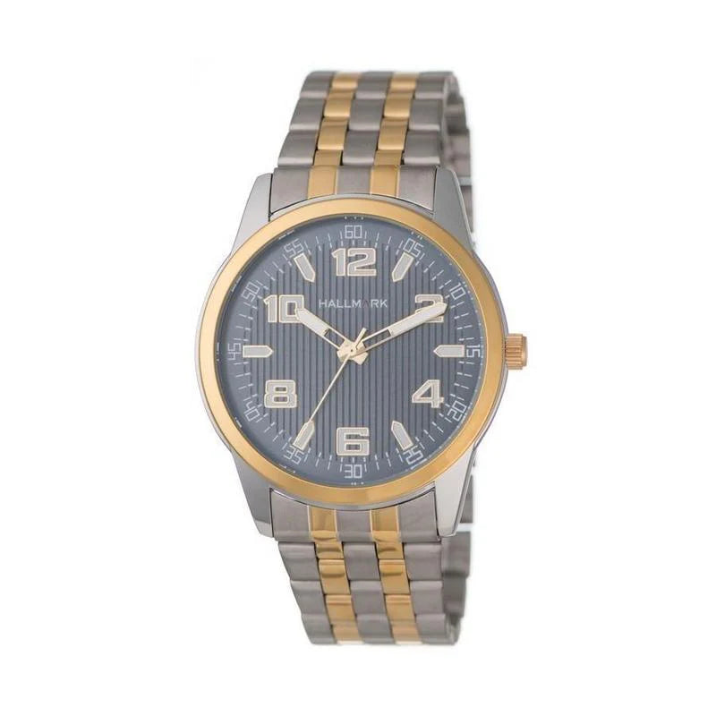Hallmark 2 Tone Bracelet Blue Dial HD1372Z