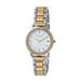 Hallmark Ladies Two-Tone White Dial Watch HC1527W