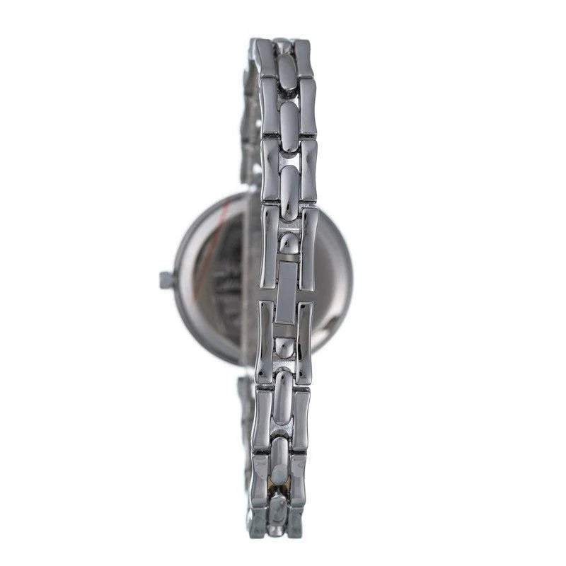 Hallmark Silver Ladies Black Dial HE1502B