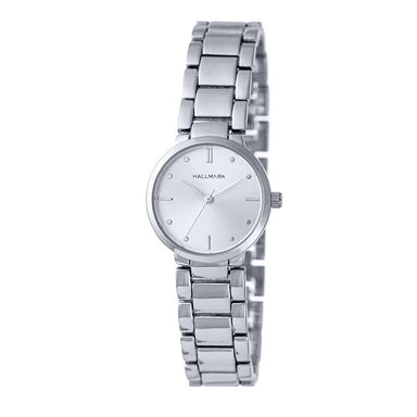 Hallmark Silver Ladies Silver Dial Watch HE1525S