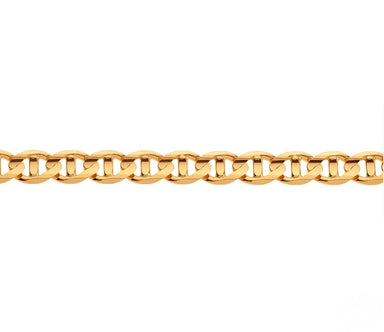 9ct gold marina curb chain