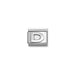 silver Letter D