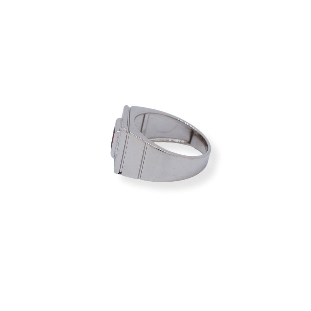 Silver cz ring