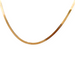 9ct yellow gold herringbone chain