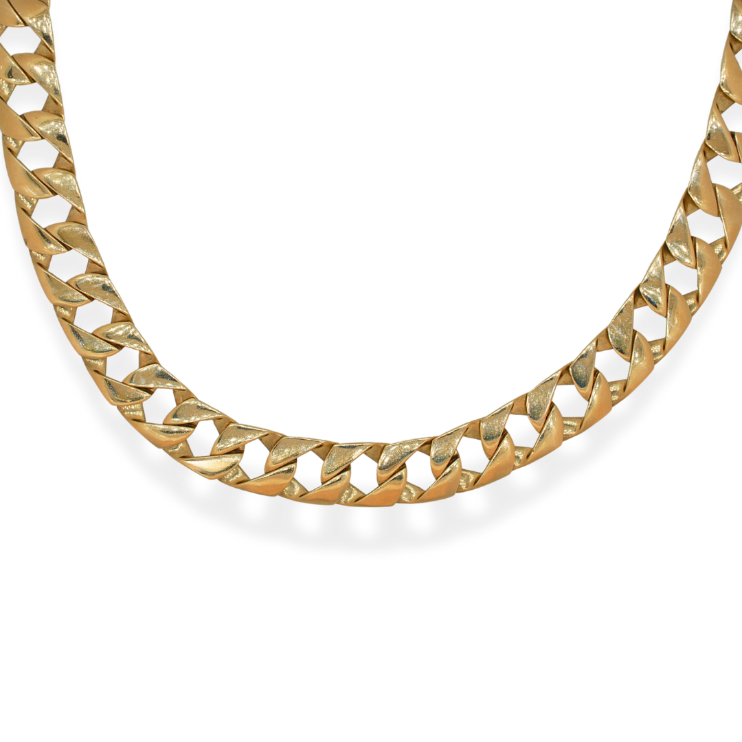 9ct handmade square link