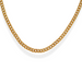 9ct Yellow gold hollow curb chain