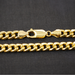 9ct Yellow gold hollow curb chain