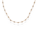 9ct gold cz necklace