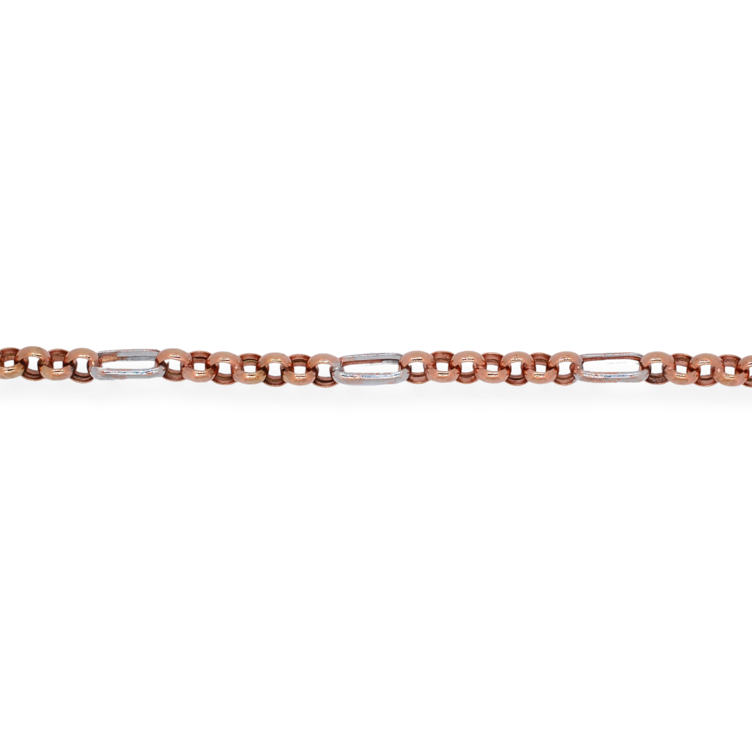 9ct 2/tone gold bracelet