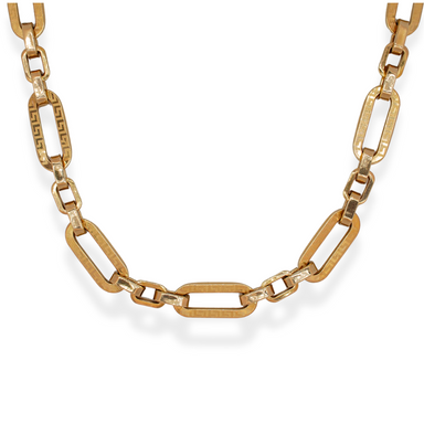 9ct gold link necklace