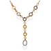 9ct gold cz necklace