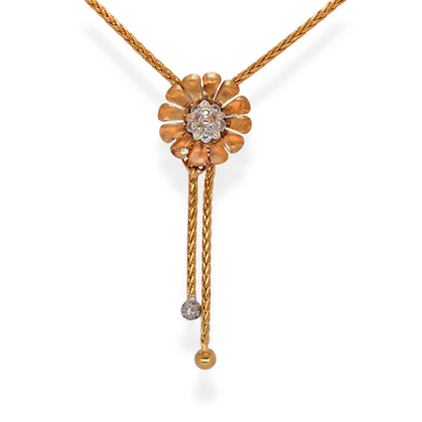 9ct bolo tie necklace