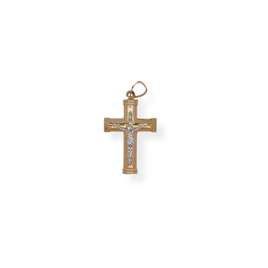 9ct gold crucifix pendant