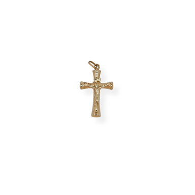 9ct gold crucifix pendant