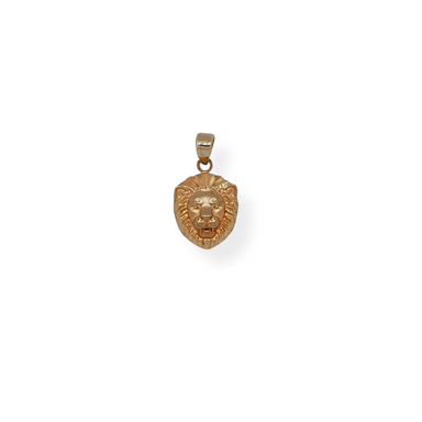 9ct gold lion head pendant