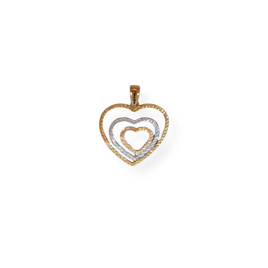 9ct gold heart pendant