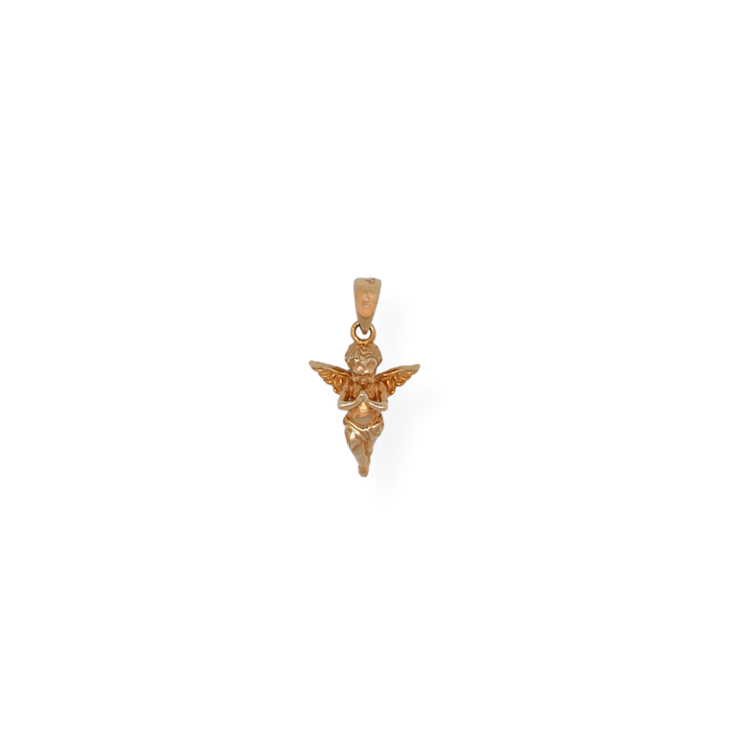 9ct gold angel pendant