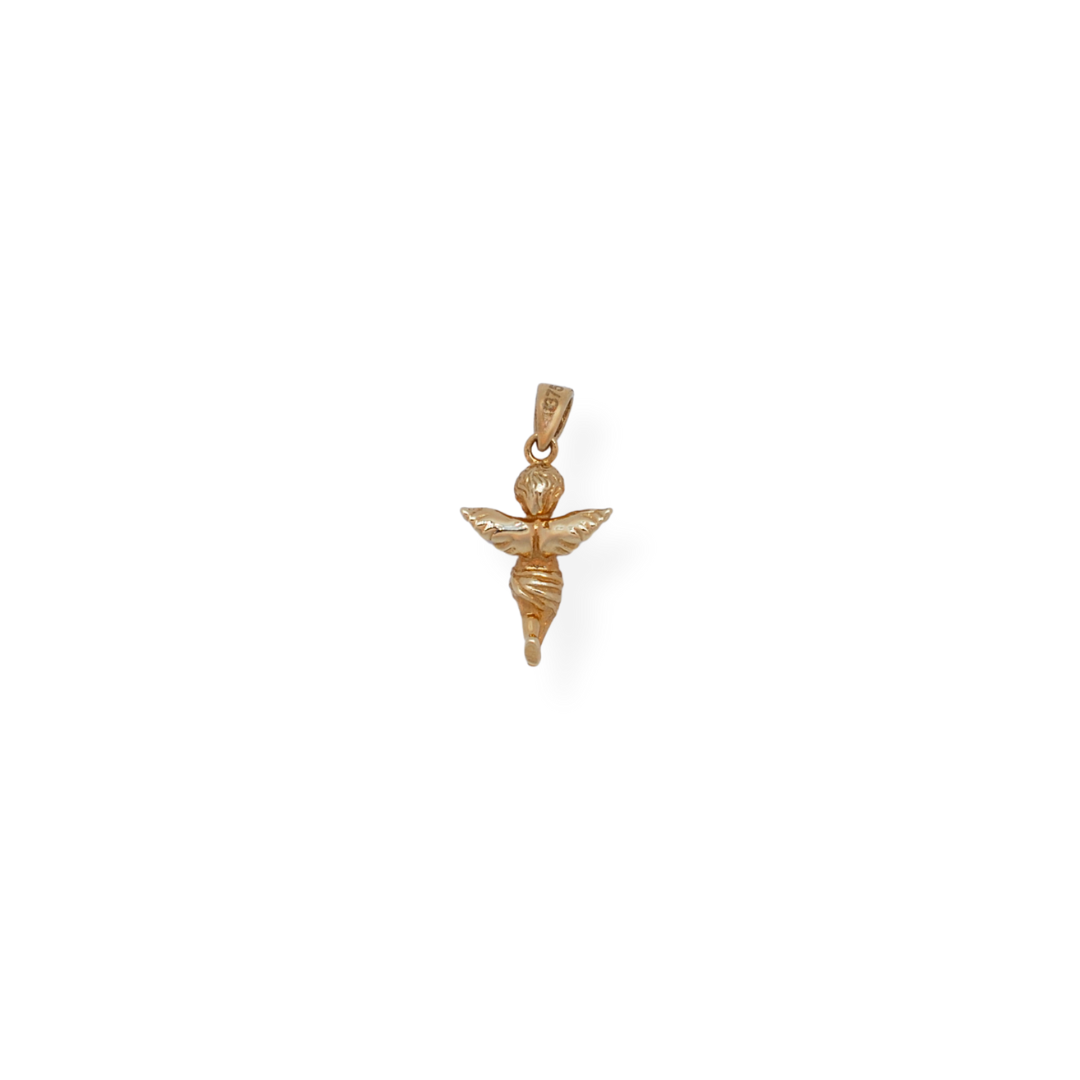 9ct gold angel pendant